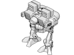 PrintABlok Light Mech mech Robot Construction Toy 3d model