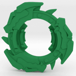 BEYBLADE NIGHTMARE TYRANNO | COMPLETE | NIGHTMARE SERIES 3d model