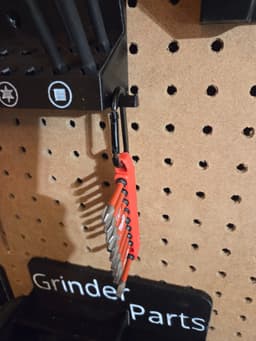Hex Bits - Wall Holders 3d model