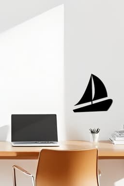 Sailboat Wall Art, Wall Decor, Home Decor 3d model