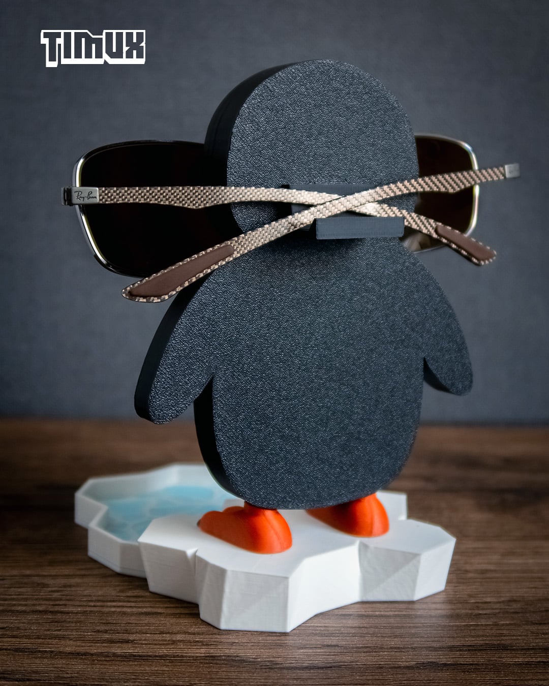 PENGUIN GLASSES HOLDER 3d model