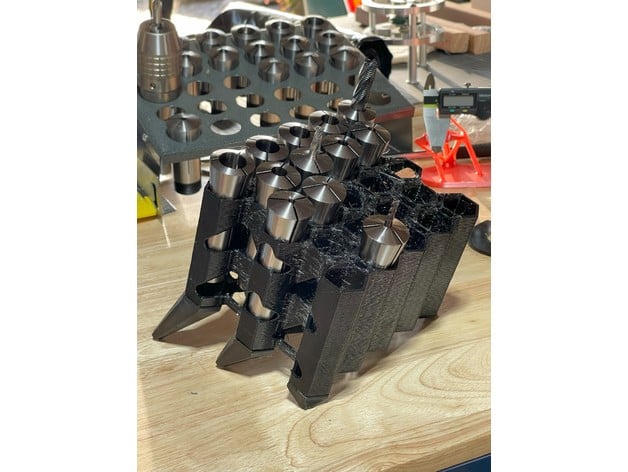 R8 Collet Holder Stand 3d model