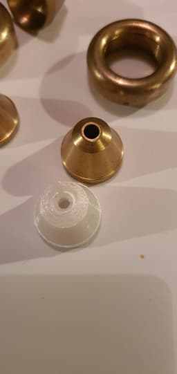 Trumpet MP Adaptor for Multipiece Mouthpiece 3d model