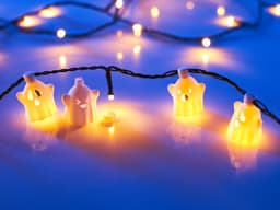 Cute Ghosts for String Fairy Lights 3d model