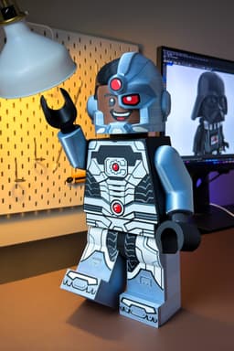 CYBORG Modular Figure! 3d model