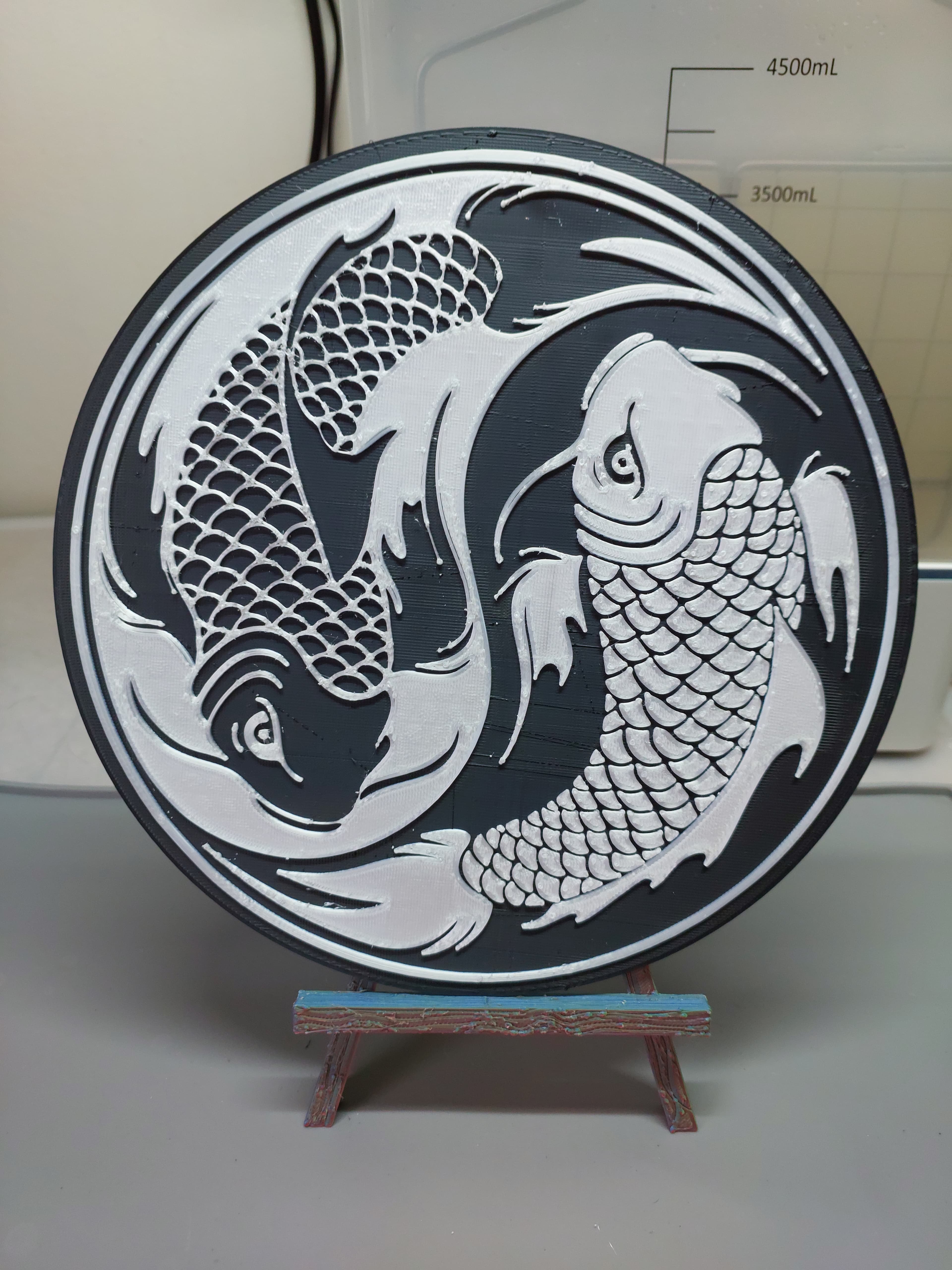 Koi Yin Yang 3d model