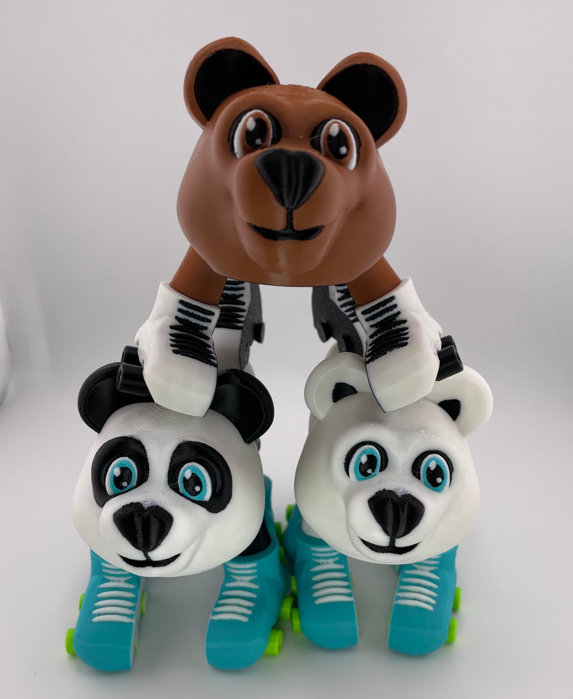 Bears on Skates Flexis 3d model