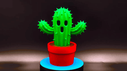 Cactoid Desk Figure - No AMS Required 3d model