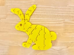 Articulated Sitting Bunny Rabbit - Large 3d model