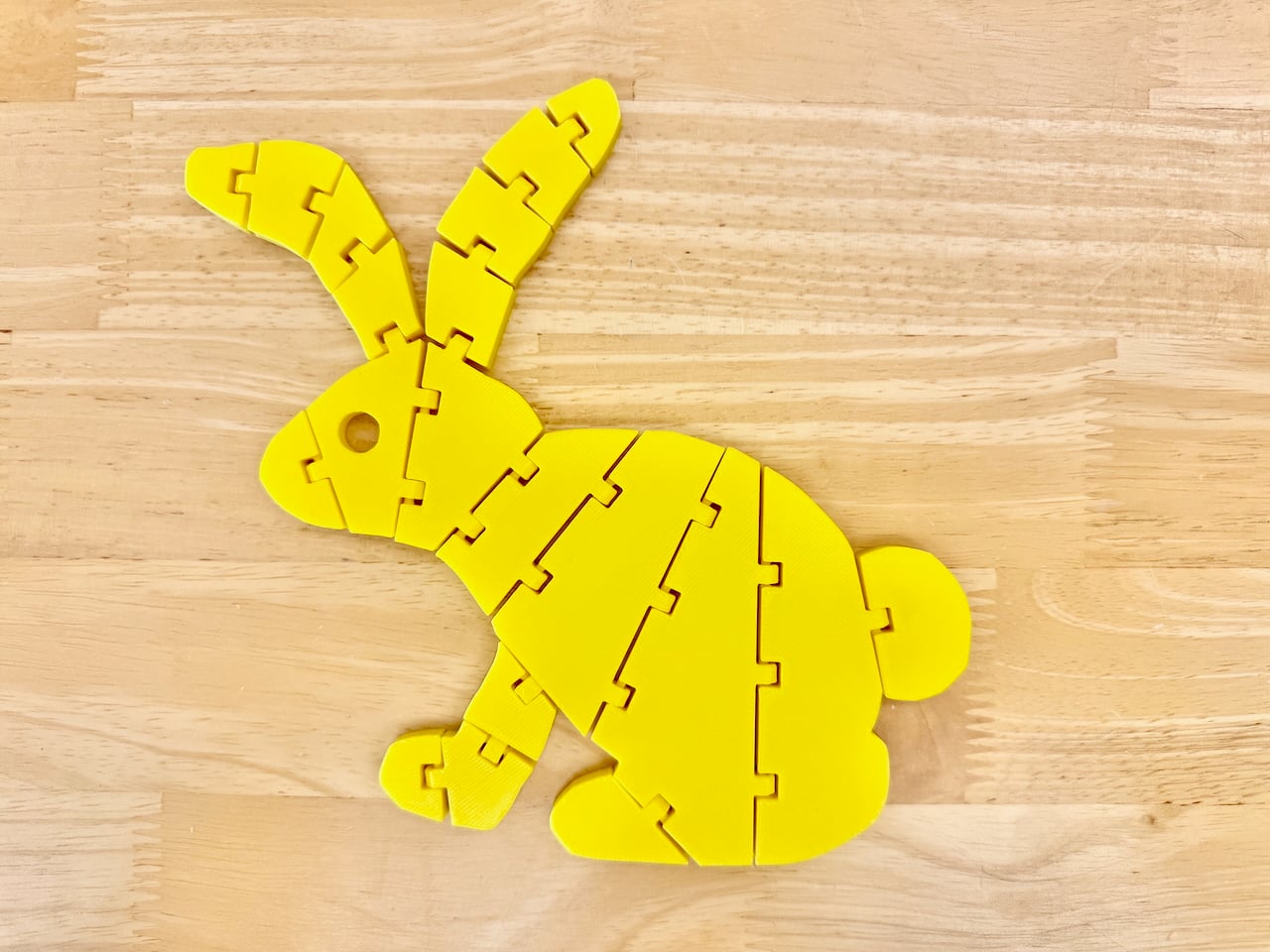 Articulated Sitting Bunny Rabbit - Large 3d model