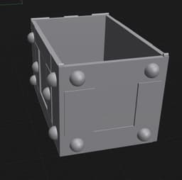 Treasure Box No Top 3d model