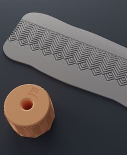 Texture Rollers Aztec middle #15 3d model