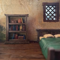 Bookshelf and Cupboard 3d model