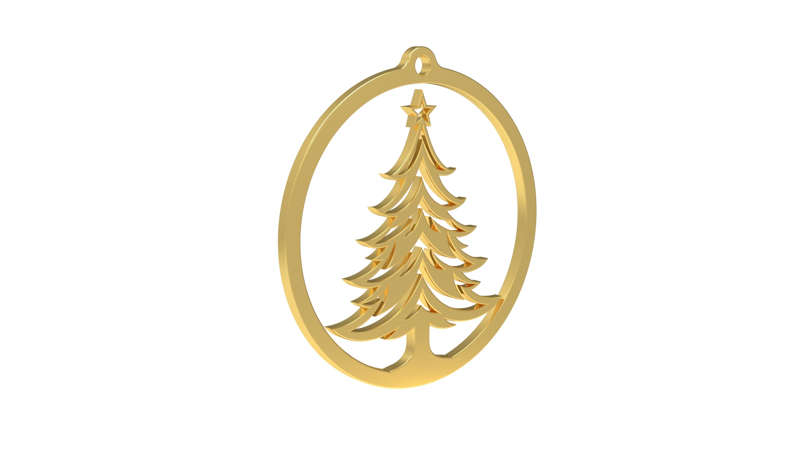 Christmas Tree Ornament 3d model