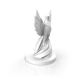 Phoenix statue 3d model