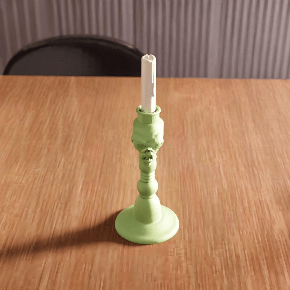 Zombie Monster Candlestick Holder 3d model
