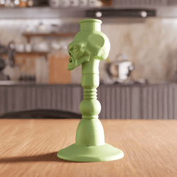 Zombie Monster Candlestick Holder 3d model