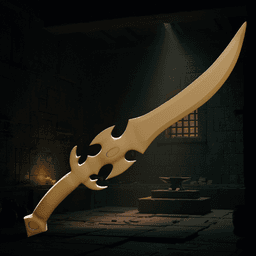 Blightfang Fantasy Sword 3d model