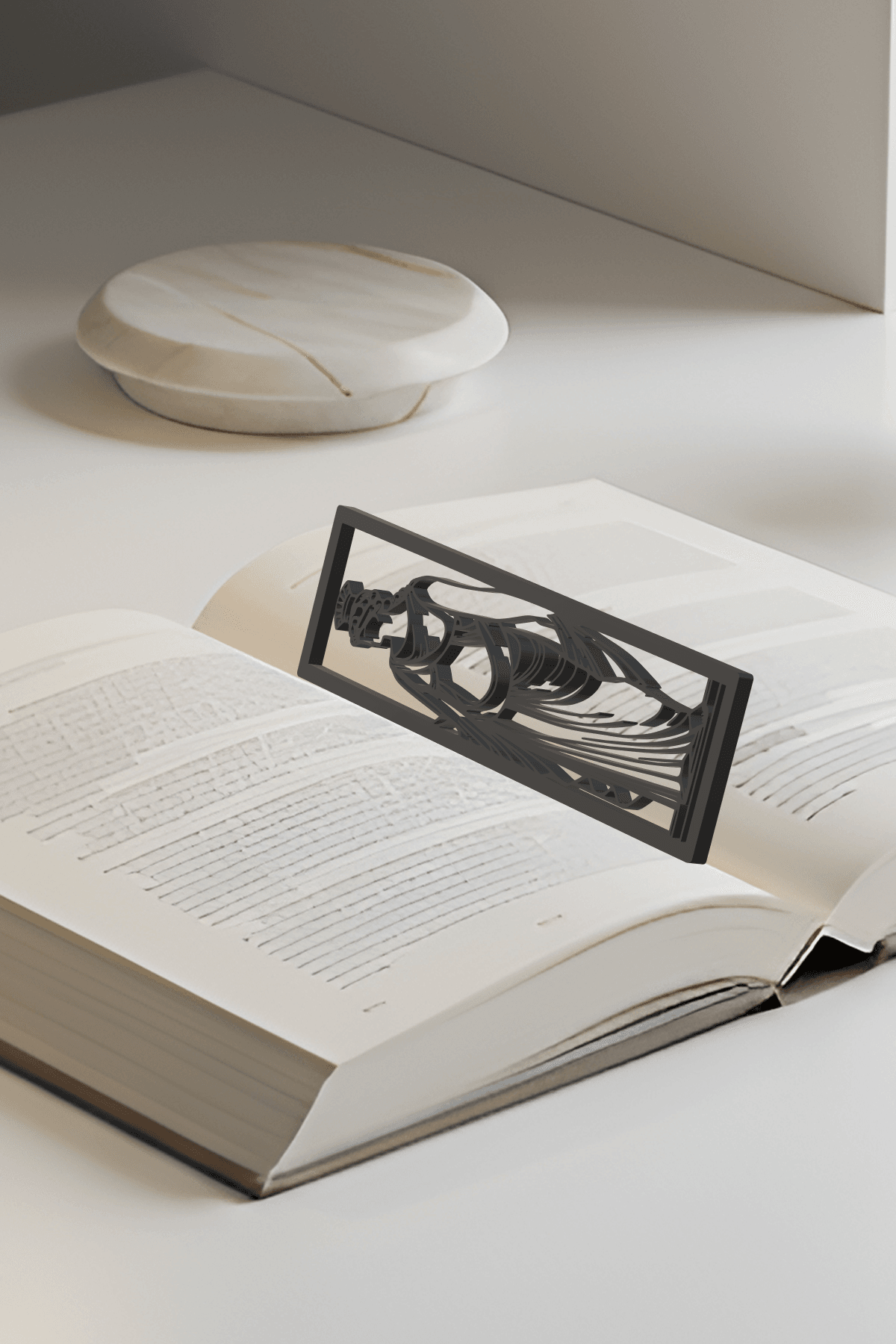 Antique Bookmark, Gift Idea 3d model
