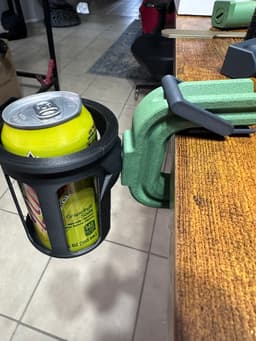 DESKTOP CLAMP - CUP HOLDER MODLAR SYSTEM 3d model