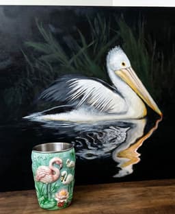 Flamingo Tumbler 3d model