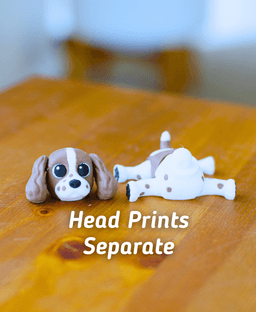 Ludo Springer Spaniel - Articulated Fidget Dog 3d model