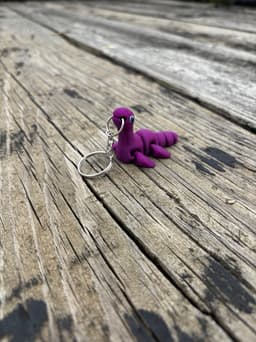 Nessa Keychain Fidget 3d model