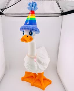 Party Hat Set Goose Gear for Porch Goose 3d model
