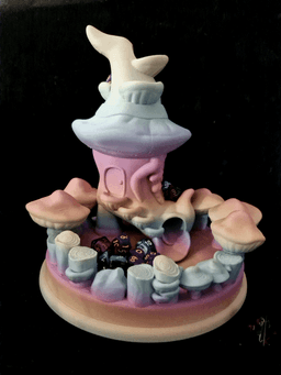Witches Shoe Dicetower and LED display *Commercial Version* 3d model