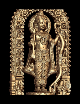Ram Lalla Murti 3D Model 3d model