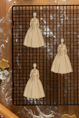 Korean Hanbook Cookie Cutter, Biscuit Cutter 3d model