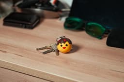 Takoyaki Keychain 3d model