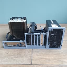 ATX basic open pc case / test bench 3d model