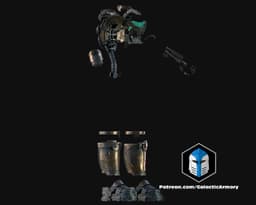 Isaac Clarke Level 1 Engineer Armor - 3D Print Files 3d model