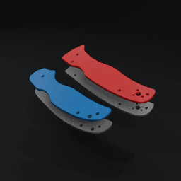 Knife handle prototypes 3d model