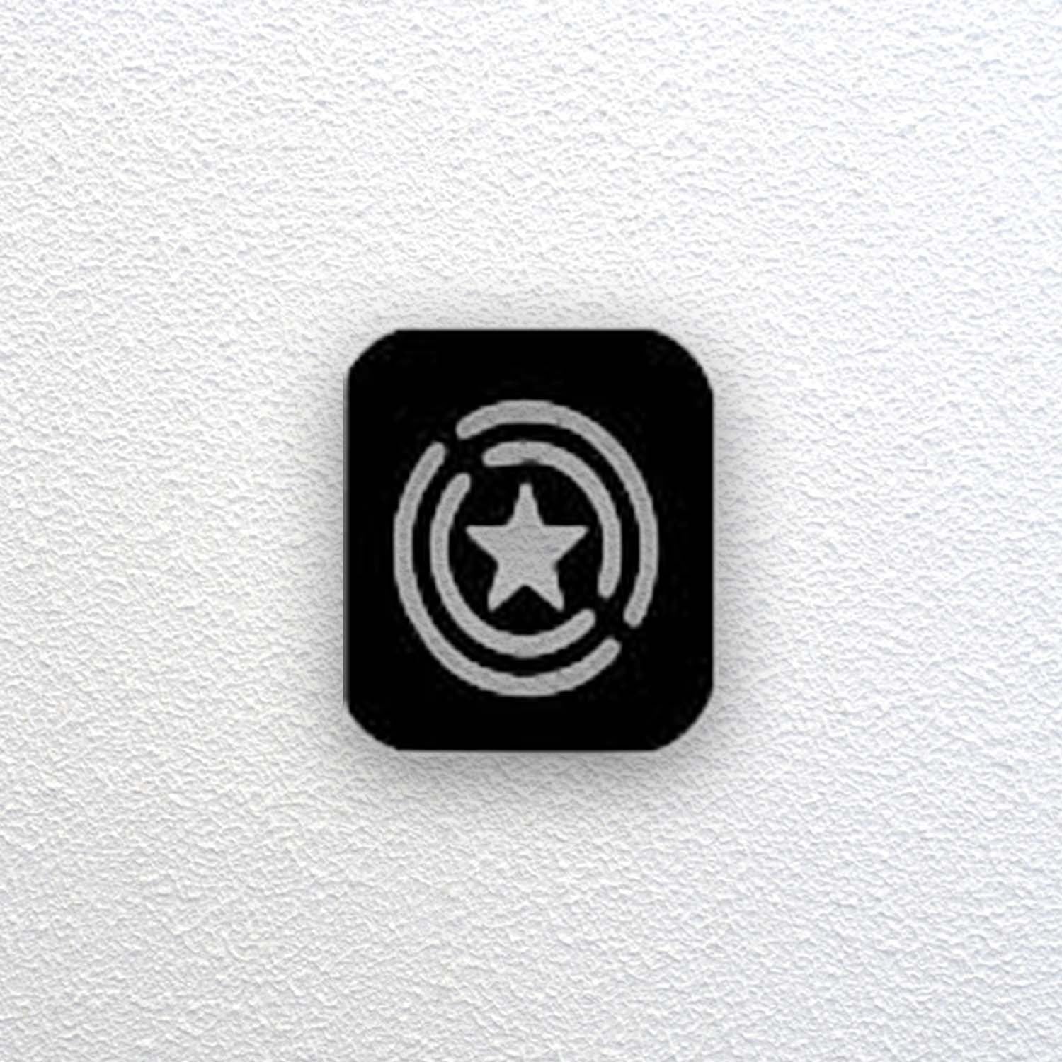 Captain America Wall Art 3d model