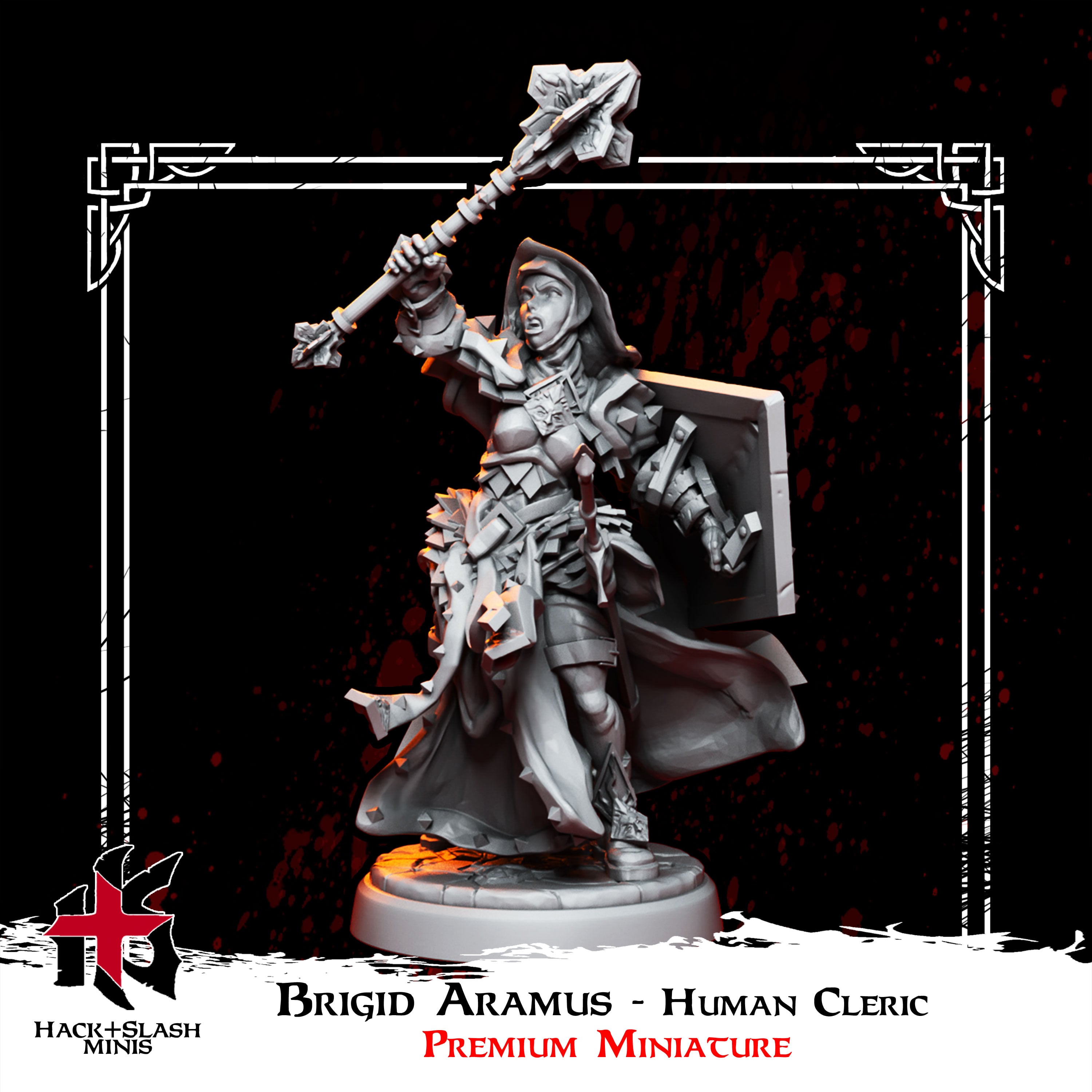 Brigid Aramus-Human Cleric 3d model