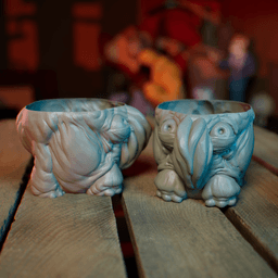 Saggy Shoggoth Vase-Mode Planter 3d model