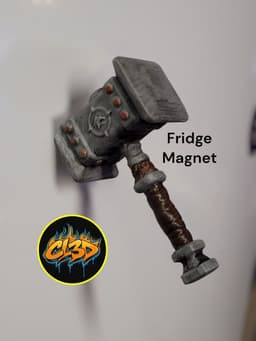 WoW Doomhammer Fridge Magnet 3d model