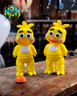 Chica Inspired Flexi - Nomz 3d model