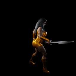Female Roman Warrior v2.0 3d model