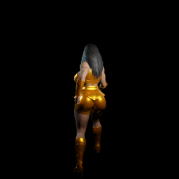Female Roman Warrior v2.0 3d model