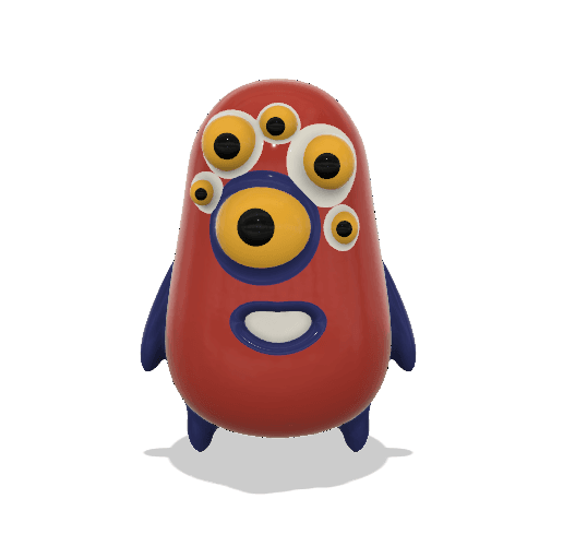 Funky Alien 3d model