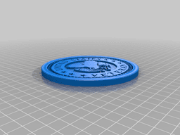 Military veteran coasters 3d model