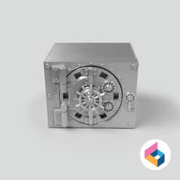 Safe vault storage(box) 3d model