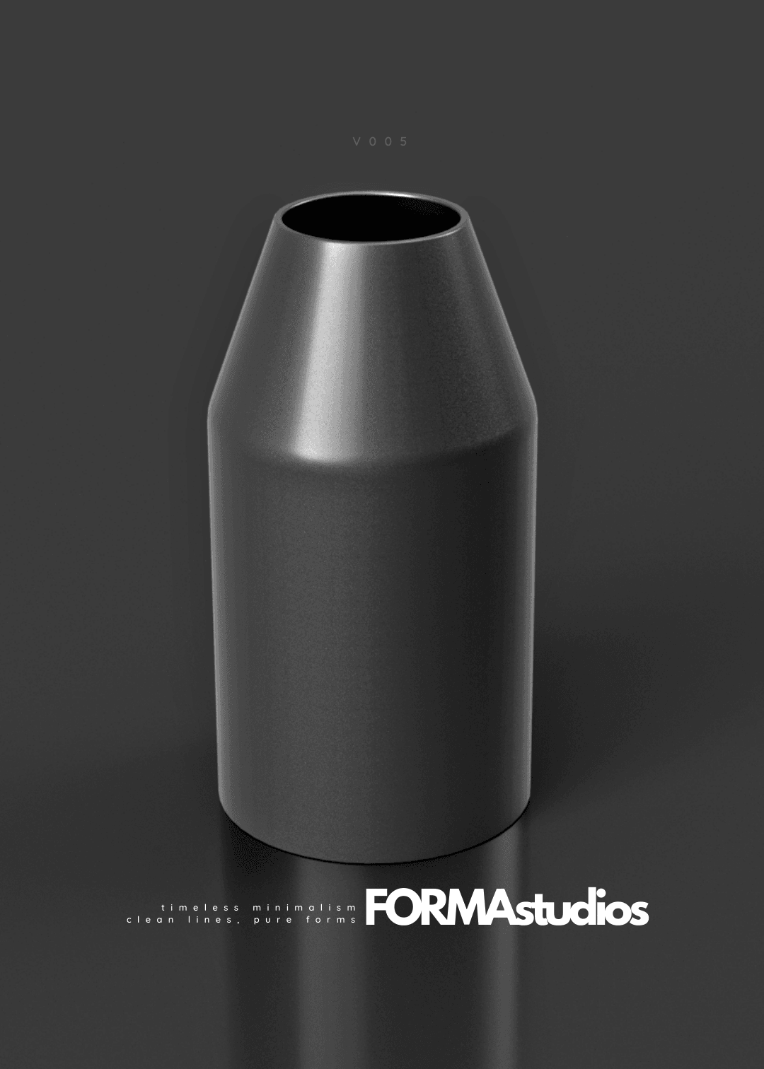 Vase - FORMAstudios V005 3d model