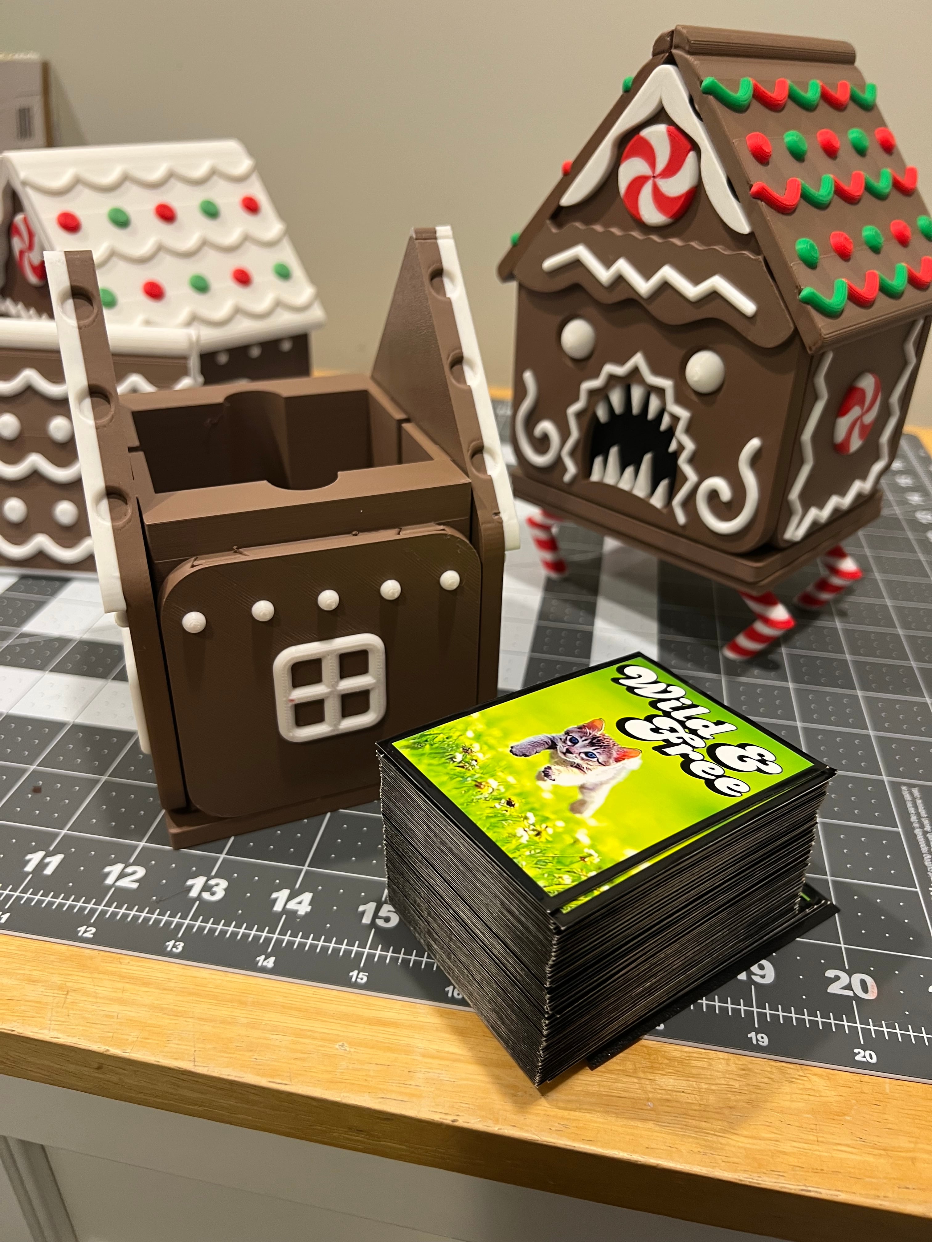 Mimic Gingerbread House Deck Box 3d model