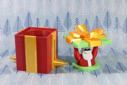 Pop-Up Santa Box 3d model