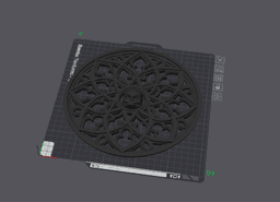 skull mandala 3d model