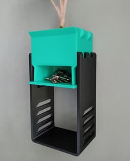 Wall Mounted Planter With Hidden Space Behind 3d model